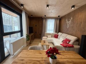 Khu vực ghế ngồi tại Apartmán Forest, Tatranská Štrba