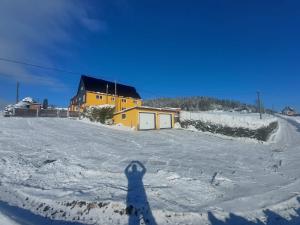 Ferienwohnung Panoramablick v zimě