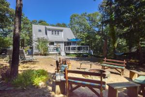 Bygningen som feriehuset ligger i