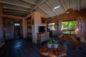 Et tv og/eller underholdning på Vichuquen Lodge y Marina