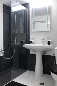 Et badeværelse på Beautiful view of poros