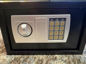 a close up of a microwave with a remote control at WKI Company in Mannheim