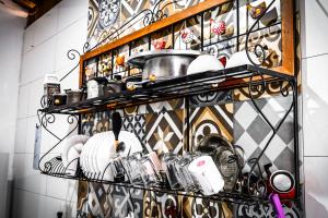 Køkken eller tekøkken på Hospede-se em Tiradentes - apartamento e suite + 94 billeder