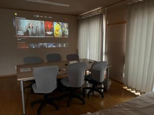 TV/trung tâm giải trí tại Cozy House Azumino