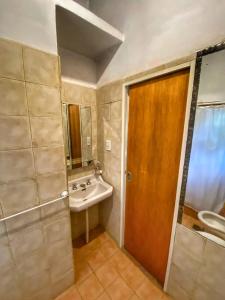 Et badeværelse på Las Casitas, cabañas & suites