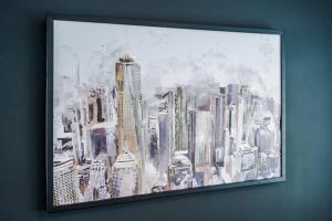 Udsigt til Wythenshawe eller udsigt til byen taget fra feriehuset