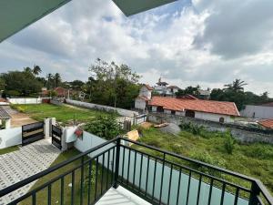 a view from the balcony of a house at New Aqua Glory in Negombo