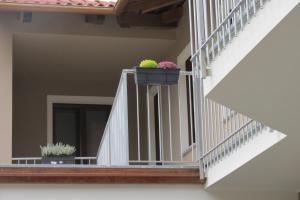 Balkón nebo terasa v ubytování Cristallo Camere
