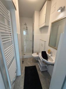 Koupelna v ubytování Ferienwohnung Armani