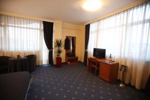 TV a/nebo společenská místnost v ubytování Hotel Continental