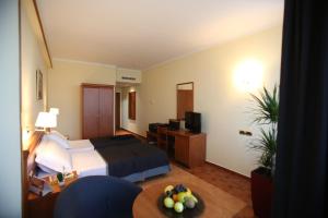 TV a/nebo společenská místnost v ubytování Hotel Continental