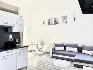 Køkken eller tekøkken på Belvárosi Apartman