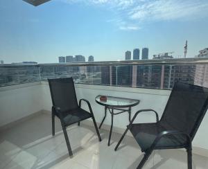 En balkon eller terrasse på Silicon Heights II