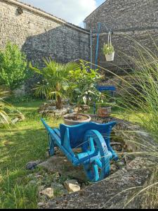 Zahrada ubytování La Huppe