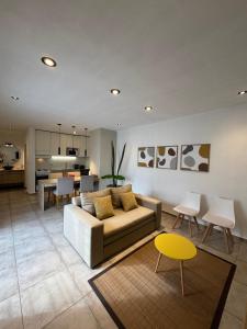 Et opholdsområde på Departamento Moderno y acogedor Villa María