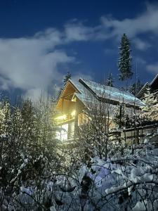 Chalet Shepit Karpat trong mùa đông