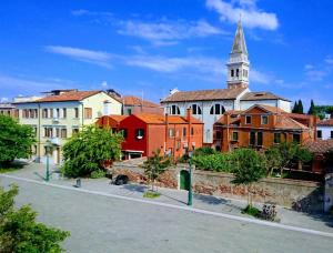 a view of a city with a church at Ca' Noemi in Venice-Lido