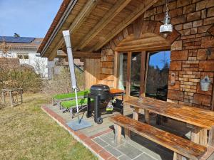 Bygningen som feriehuset ligger i