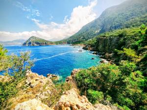 Naturlandskabet i nærheden af feriehuset
