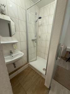 Koupelna v ubytování Rhein Lahn Hotel