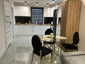 Køkken eller tekøkken på Apartament Ostrowiec Świętokrzyski