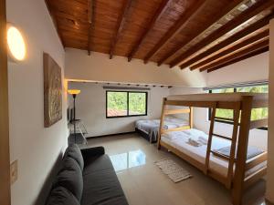 En eller flere senge i et værelse på Hotel Selva Cristal + 125 billeder