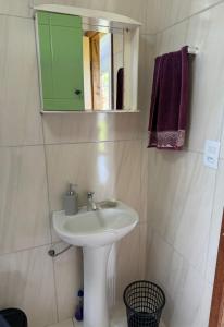 Et badeværelse på Casa de praia familiar a 1km do mar