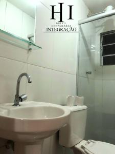 Phòng tắm tại Hospedaria Ipiranga