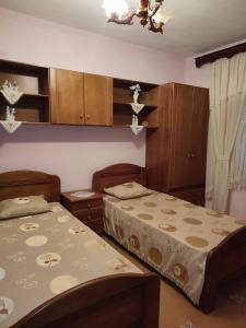 Giường trong phòng chung tại The peace of spirit