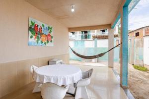 En balkon eller terrasse på Aluga-se casa por diarias