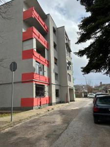 a building on the side of a street at Sweet home Leskovik in Leskovik