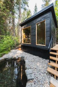 Bygningen som feriehuset ligger i