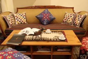 Istumisnurk majutusasutuses Silk Road Hotel