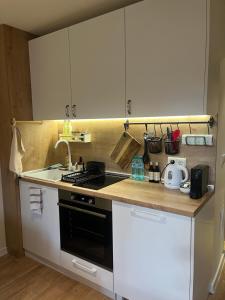 Køkken eller tekøkken på Chamkoria Forest View & Spa Apartment