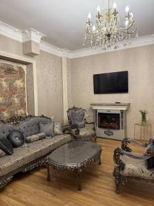 Et opholdsområde på Borjomi Classic Hotel