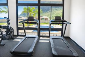 Fitnesscentret og/eller fitnessfaciliteterne på @Marbella Lane- Idyllic Getaway in Makaha Paradise