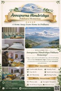 un volantino per una casa lontano da casa a Poznan di Annapurna Himdrishya Pokhara a Pokhara Altre 9 foto