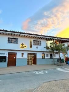 Bygningen som hotellet ligger i