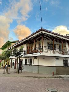 Bygningen som hotellet ligger i