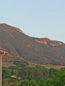 uitzicht op een berg vanuit een huis bij Appartement in Digne-les-Bains