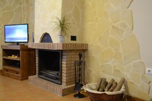 TV a/nebo společenská místnost v ubytování Casa Botero