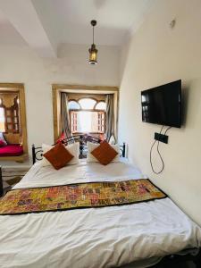 TV/trung tâm giải trí tại Hostel The Travellers Heaven