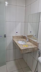 Phòng tắm tại Pousada gransouza