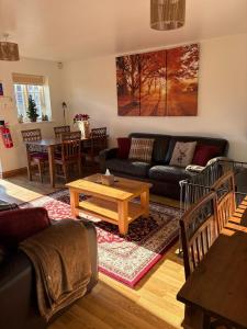 Et opholdsområde på Mill Lane Farm Holiday Cottages