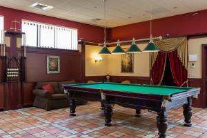 a billiard room with a pool table at Holiday Studio in Kozin