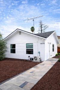 Bygningen som feriehuset ligger i