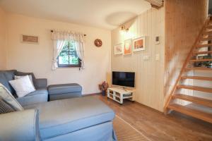 Khu vực ghế ngồi tại Cabin Near Krkonoše National Park