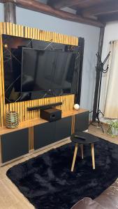 TV/trung tâm giải trí tại Cabaña sol y luna lugar tranquilo acceso total