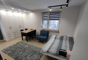 Et opholdsområde på Apartament w Centrum