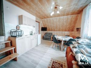 Nhà bếp/bếp nhỏ tại Noclegi MAJA